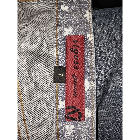 Vigoss Jeans Size 7 Cropped Distressed - Picture 5 of 6